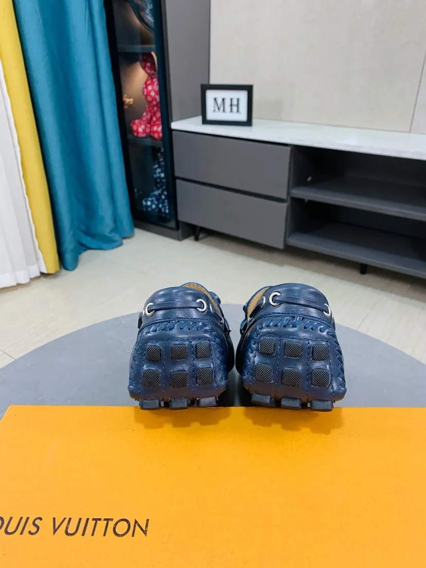 Men's men's shoes 💰458🌹🌹 Comes with full packaging [Louis Vuitton] LV Doudou shoe series, the leather materials used are all imported cowhide embossed 🐂The design is luxurious and elegant, perfectly interpreting the brand's luxury style 💪The upper is made of cowhide with imported genuine leather lining, it depends on the quality✅, code number: 38-44